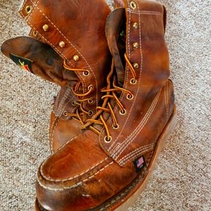 Thorogood steel toe boots